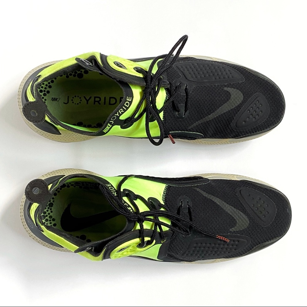 Nike black volt neon yellow Joyride CC3 setter lace up high top sneakers shoes - Picture 4 of 9